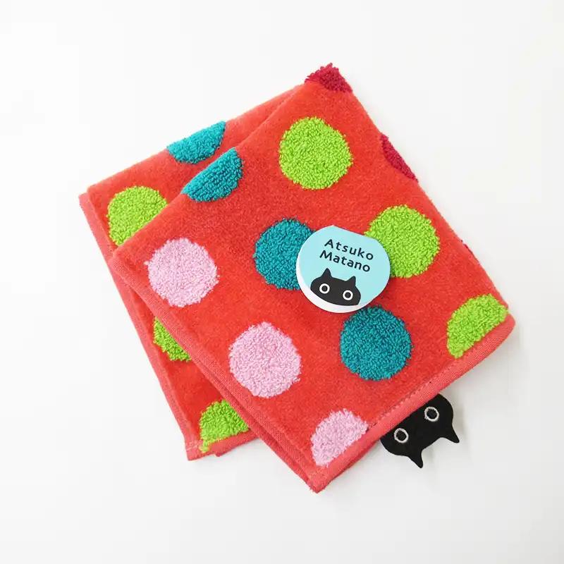 Atsuko Matano / Towel Handkerchief Drops Orange