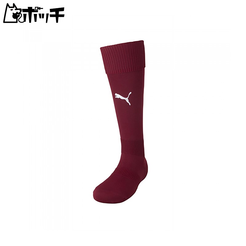 [PUMA] Socks Soccer LIGA Stockings 729879 Men's Spring/Summer 2024 Color Cordovan/PUMA White (09) 27.0 cm