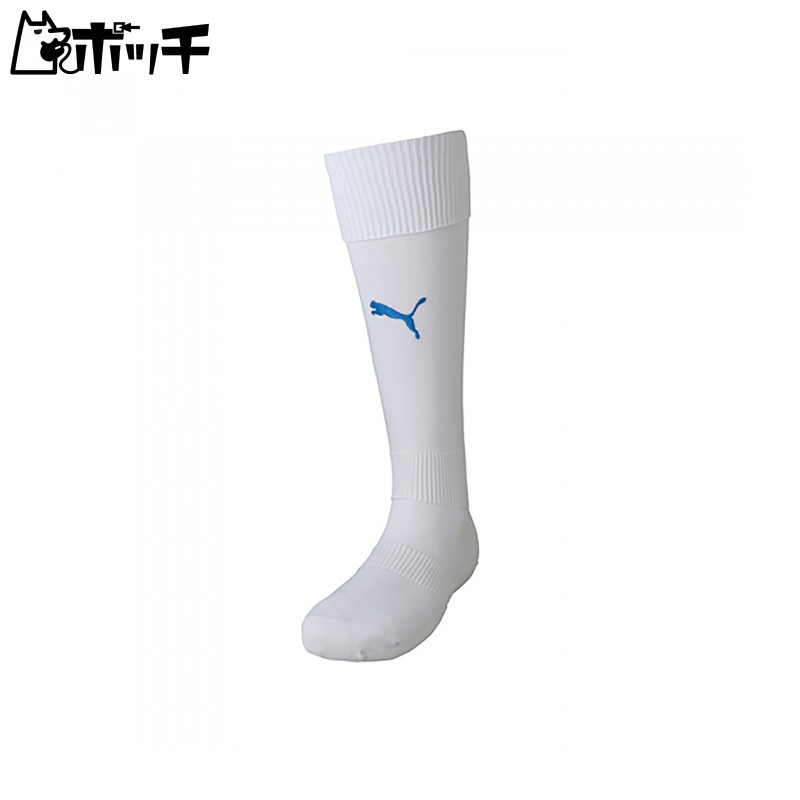 [PUMA] Socks Soccer LIGA Stockings 729879 Men's Spring/Summer 2024 Colorway PUMA White/Electric Blue (10) 30.0 cm