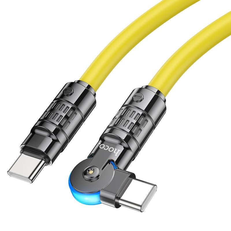 Japan Trust Technology JTT hoco U118 180° Rotating Cable PD60W Yellow U118-CC-YE