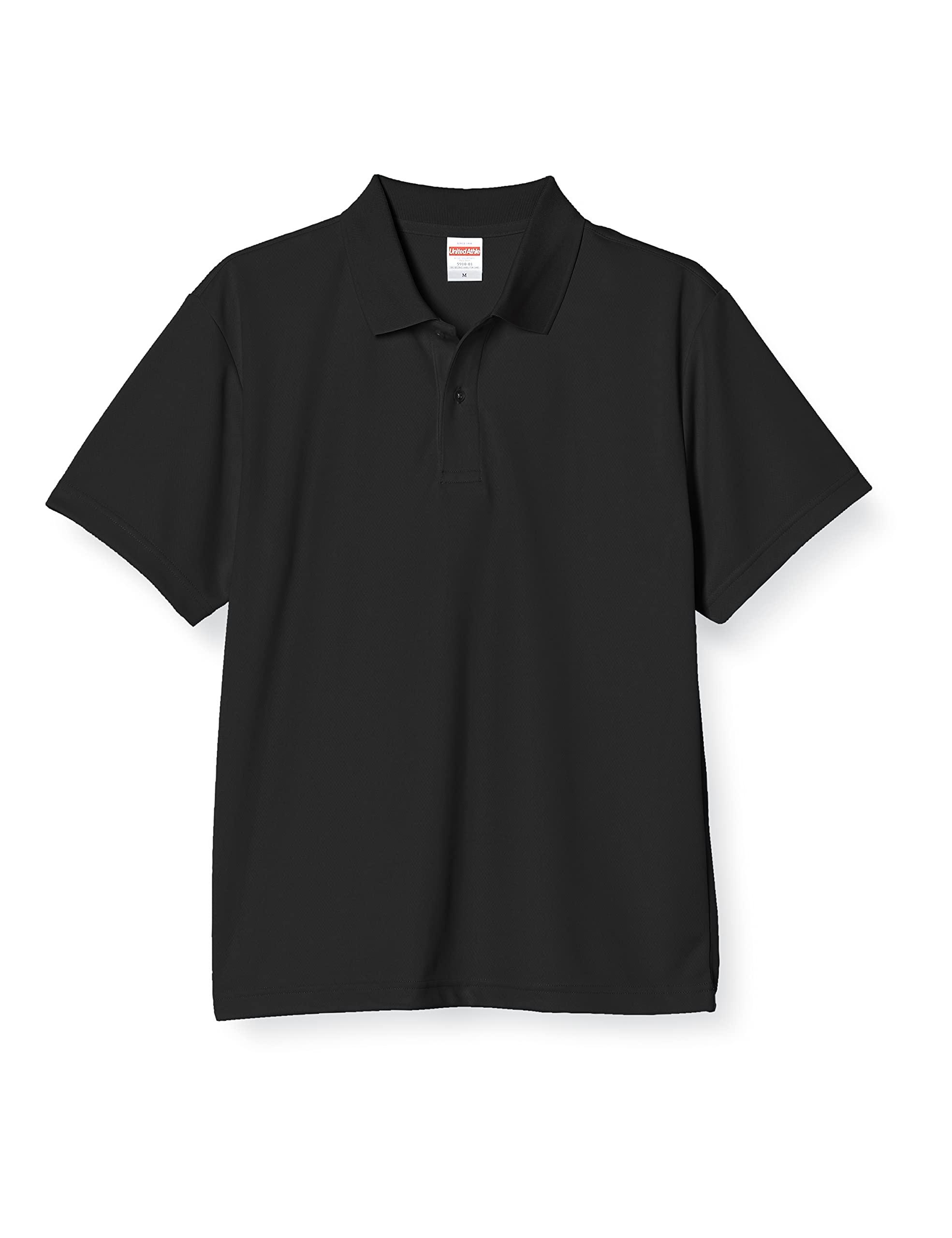 [United Athle] 4.1 oz Dry Athletic Polo Shirt 591001 [Men's] 002 Black XS