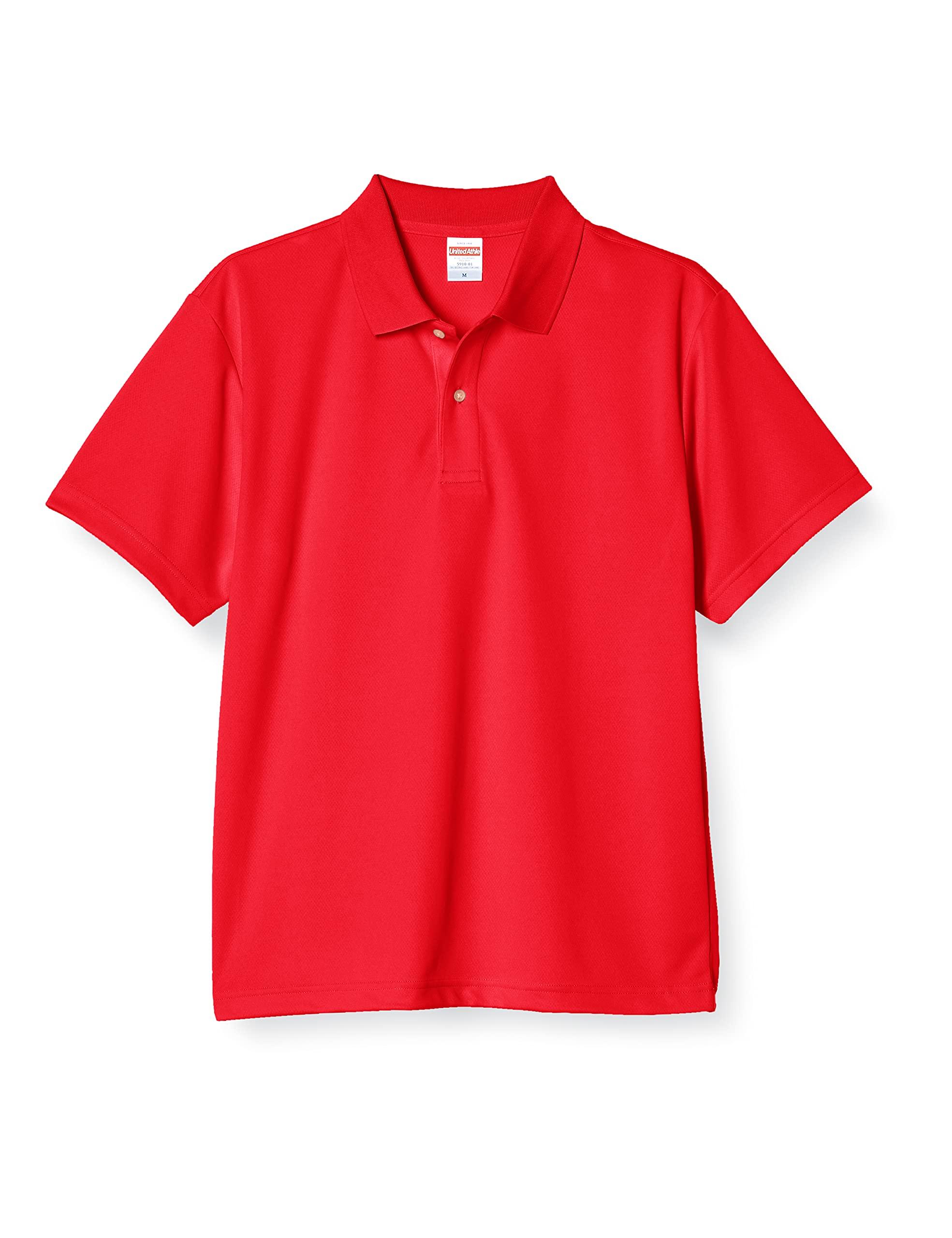 [United Athle] 4.1 oz Dry Athletic Polo Shirt 591001 [Men's] 069 Red L