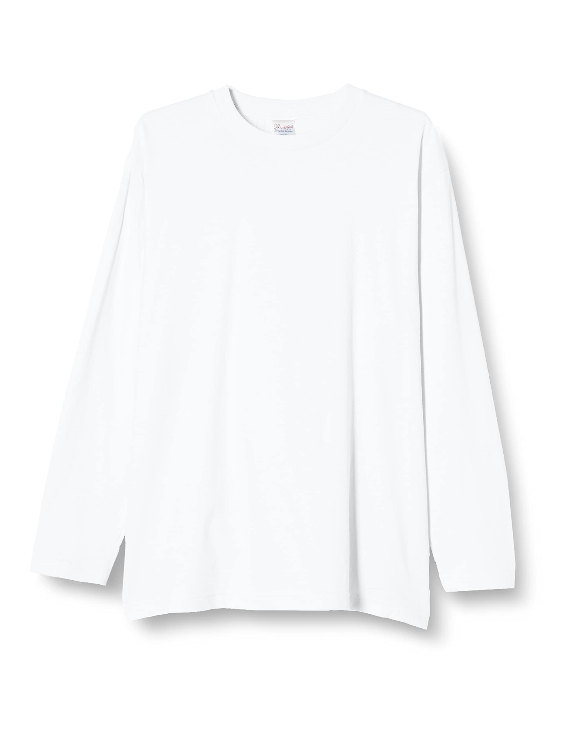 [Printstar] 5.6 oz CVL Heavyweight Long Sleeve T-Shirt 00102-CVL White Japan M (Equivalent to Japanese Size M)