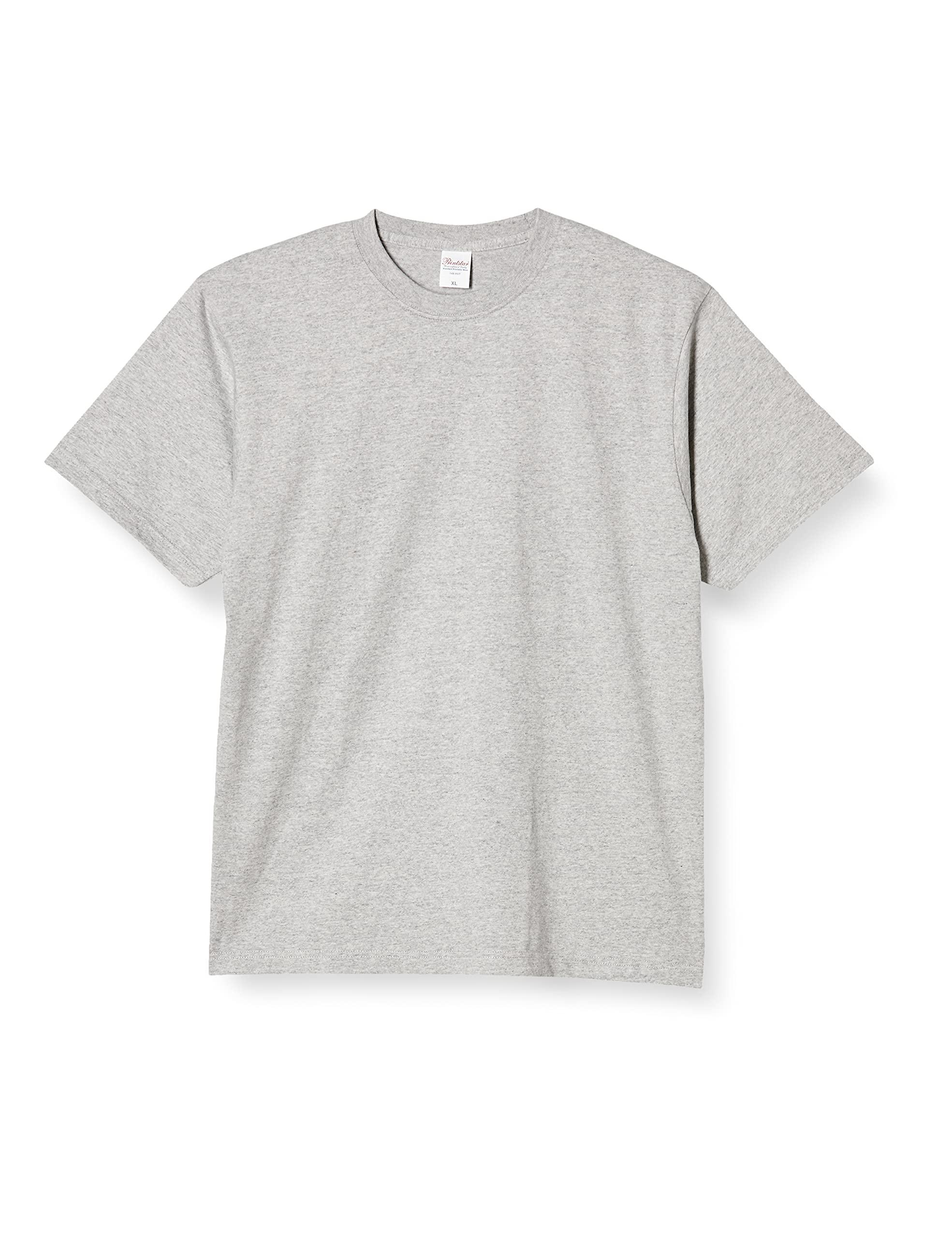 [Printstar] Short Sleeve 7.4 oz HVT Super Heavyweight T-Shirt Heather Grey Japan XL (Equivalent to Japanese size XL)
