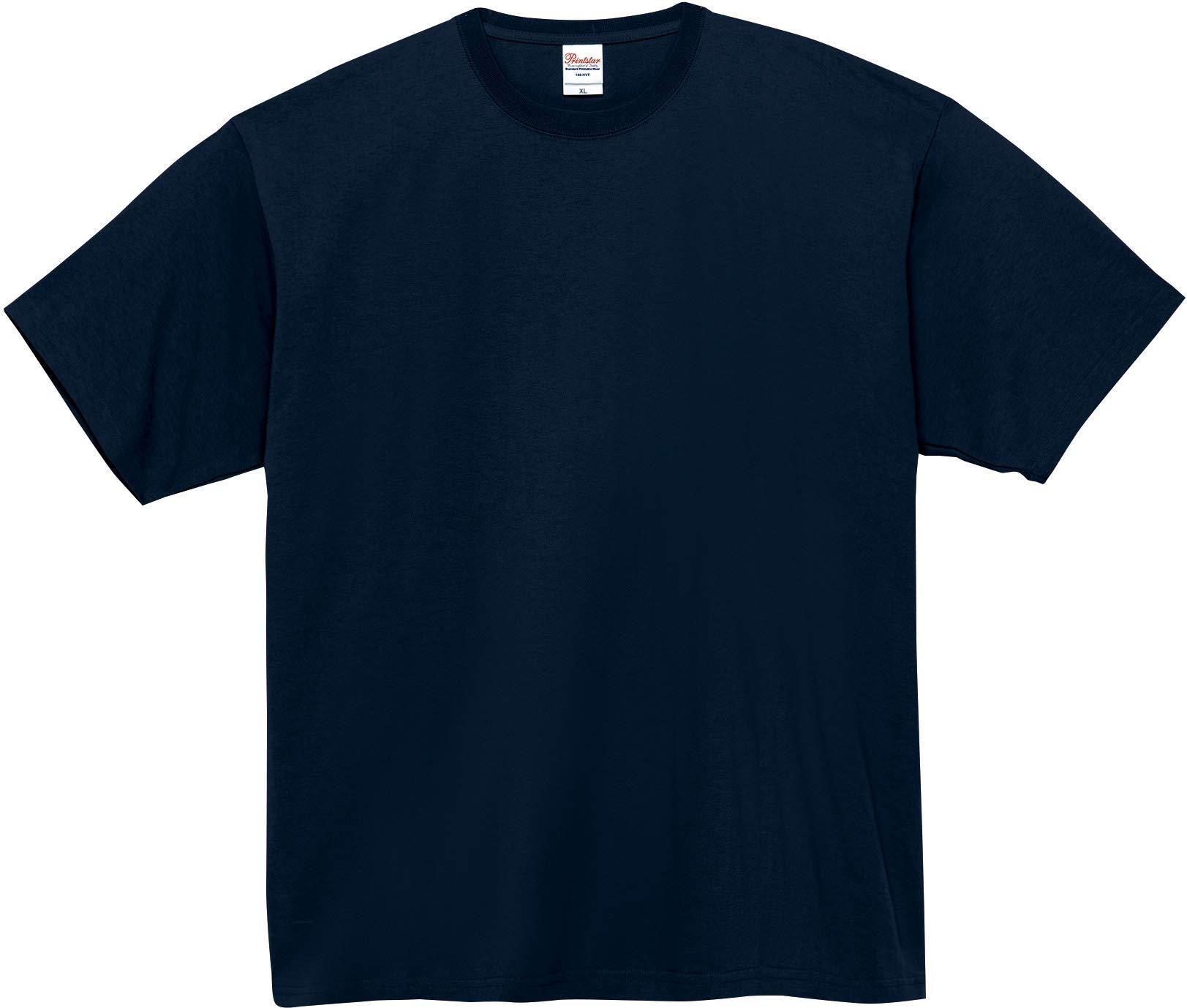 [Printstar] Short Sleeve 7.4 oz HVT Super Heavy T-Shirt Navy Japan XL (Equivalent to Japanese size XL)