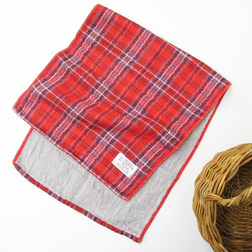 Imabari Towel CONTEX Tartan Check Size M Red