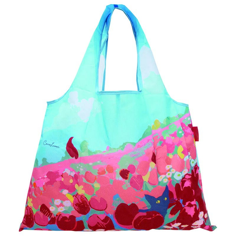 Designer 2-Way Eco Bag: Strolling Cat, 2025