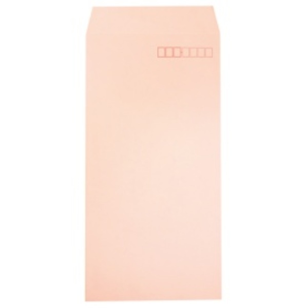 Heart-Patterned Opaque Color Envelopes with One-Touch Tape Long 3 Size, 80g/m² Pastel Pink XEP272 1 Pack (100 Sheets)