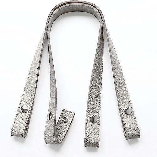 Nippon Chuko Embossed Snap-On Handle Set (2 Handles, 60cm) MAW58-SL Craft Supplies, Bag Materials, Handles