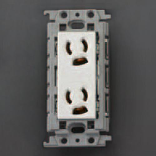 125V/15A Flush-Mount Outlet (2-Outlet/Grounded/Child-Resistant) [Insulated