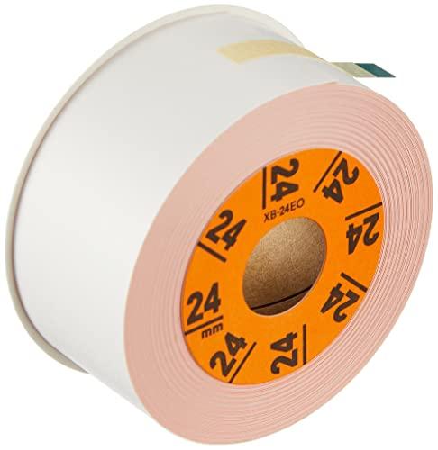 Casio LabelWriter Latico Refill Tape Orange with Black Text 24mm XB-24EO