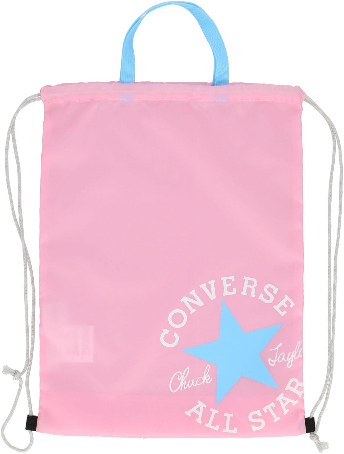 [Converse] Laundry Bag Drawstring Pouch M C22550935S Pastel Pink × Sax