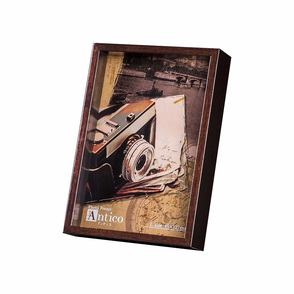L-size photo frame (brown)