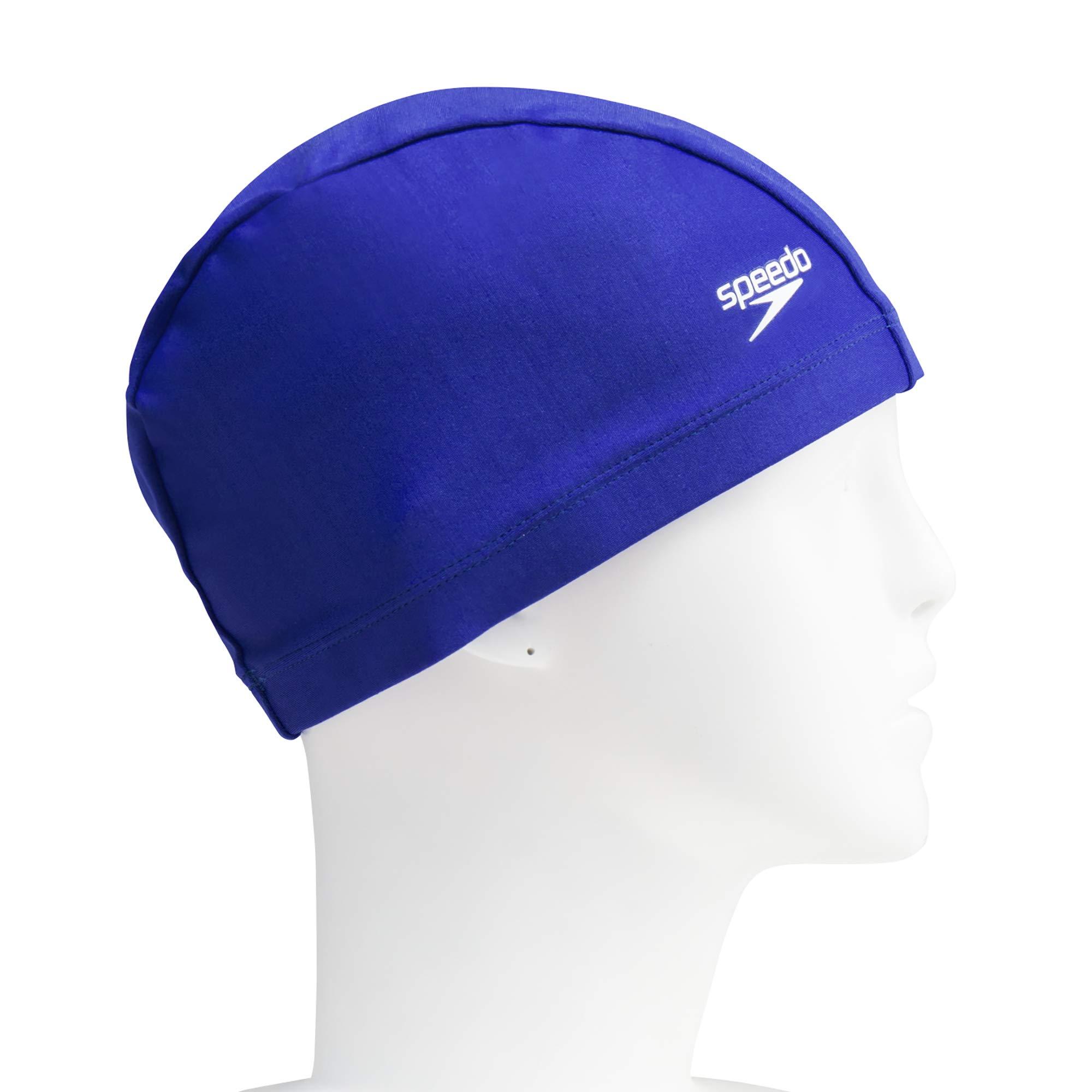 Speedo Swim Cap Tricot Cap Wide Unisex SE12071 Royal Blue FREE
