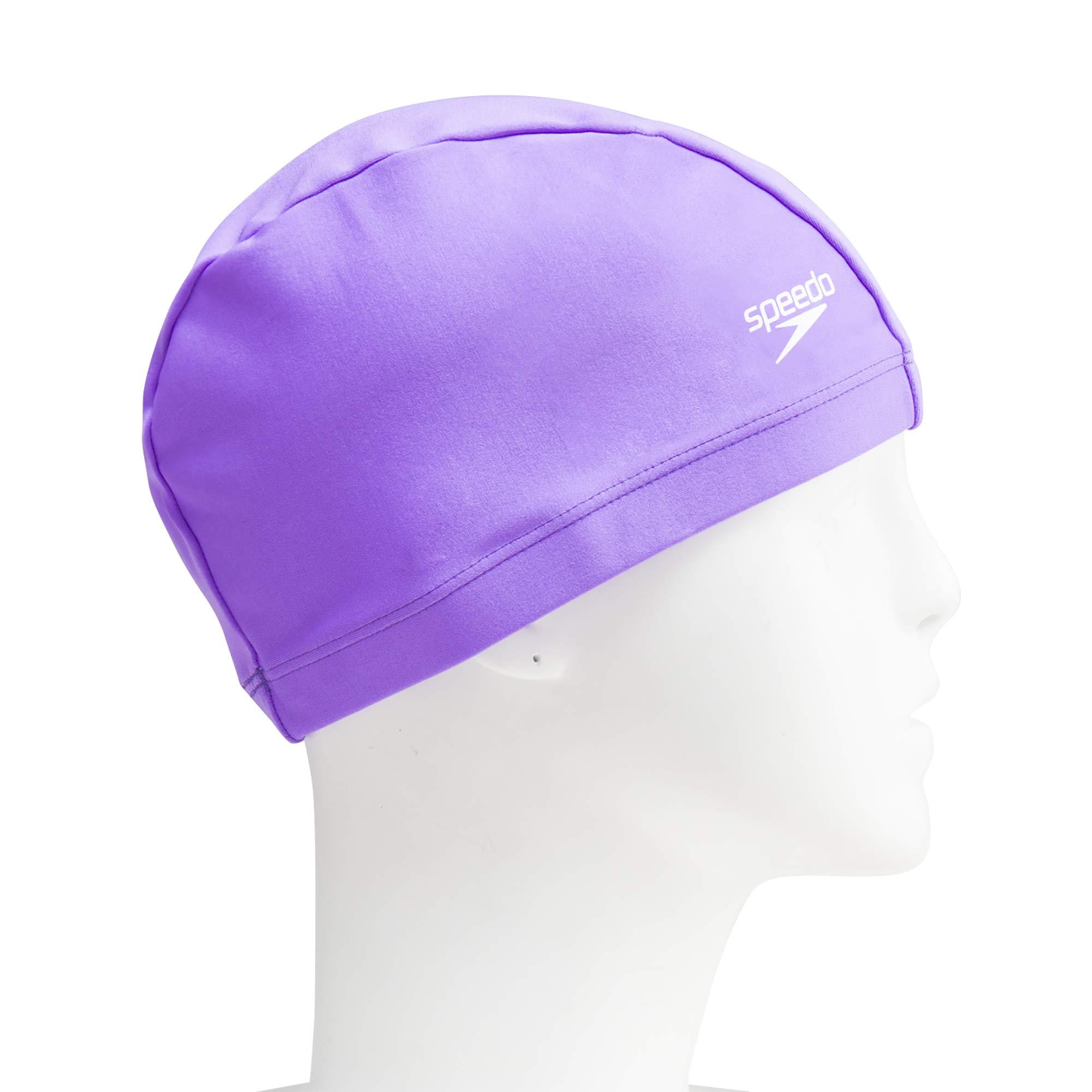 Speedo Swim Cap Tricot Cap Wide Unisex SE12071 Lilac FREE