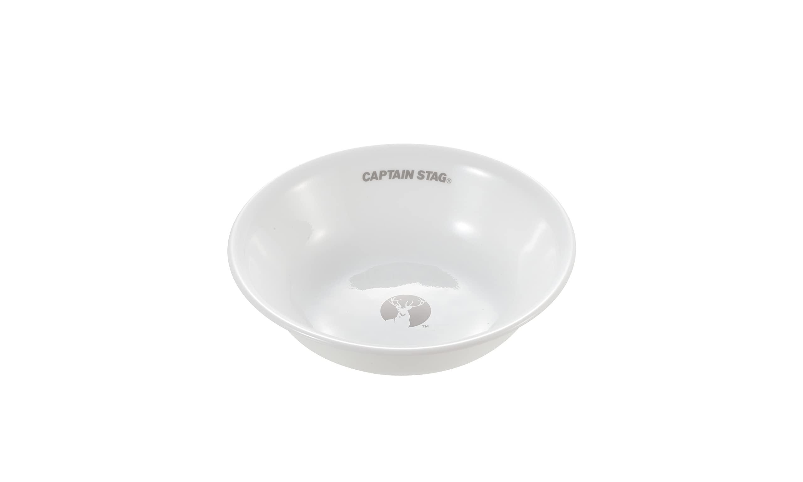 CAPTAIN STAG CS×Corelle Tableware Plate Bowl 13cm Shatter-Resistant Lightweight Microwave Safe Oven Safe Dishwasher Safe White UH-553