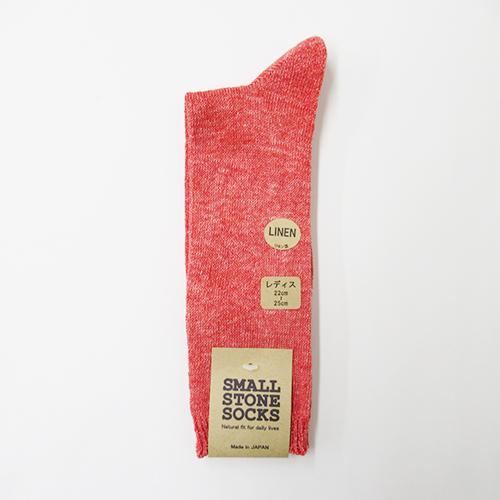 SMALL STONE SO-1026 Linen Blend Solid Socks/RD12