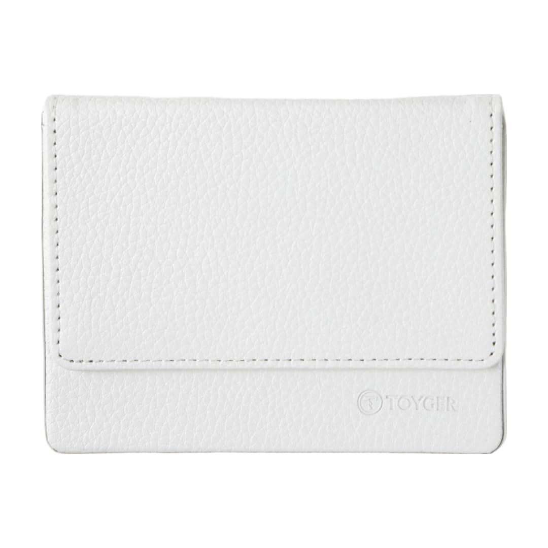 TOYGER Pockes [Perfect for smartly carrying purchased cards] Card Case Pocket Size (White)