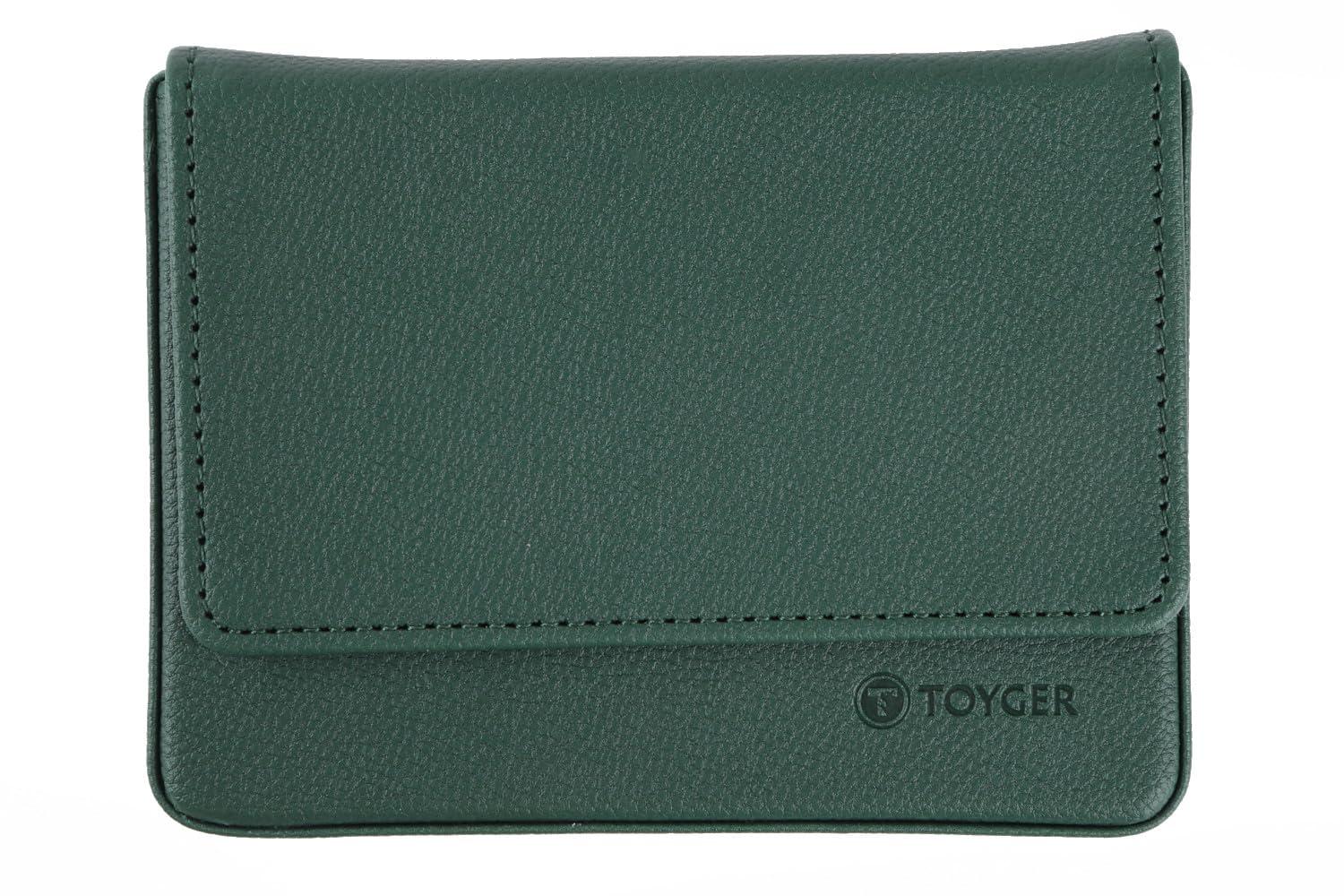 TOYGER Pockes [Perfect for smartly carrying purchased cards] Card Case Pocket Size (Green)