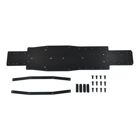 Black FRP Main Chassis & Side Deck Set for RDX