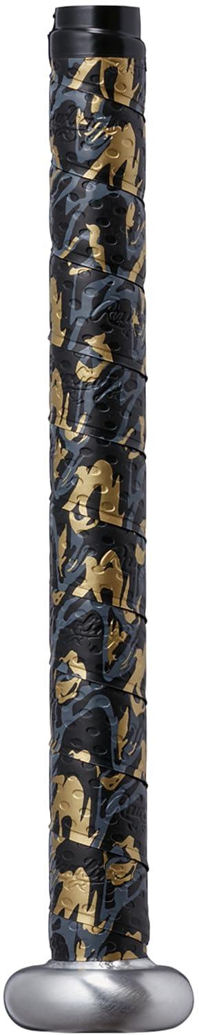 Rawlings Baseball Adult Bat Grip Tape Gradation EACB14S01 Black/Gray/Gold 1020x25x1.8mm