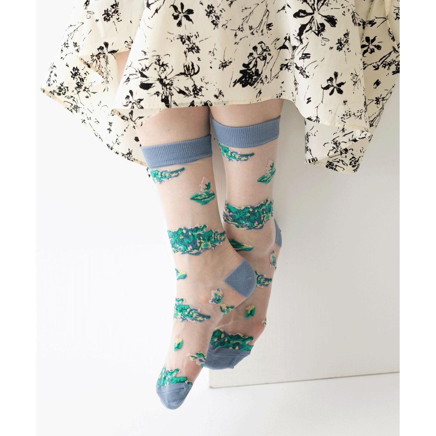 Jubilee Socks See-Through Socks Water Lily