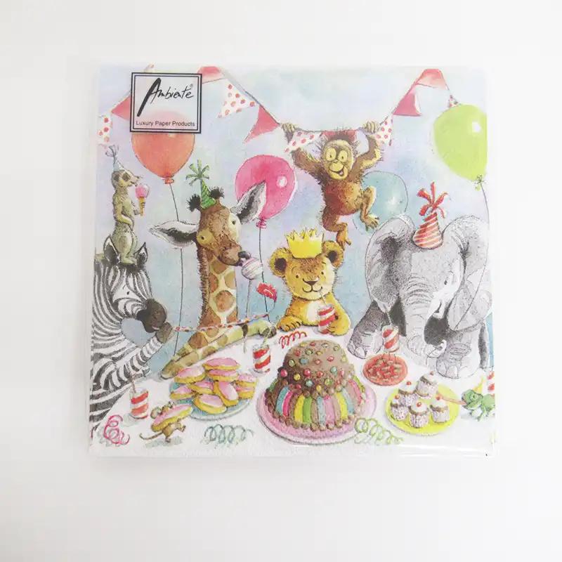 Ambiente Paper Napkins Party Animals/AMB19690L10