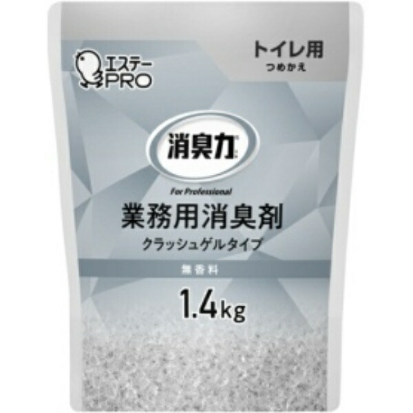 S.T. Deodorant Power Commercial Deodorizer Crush Gel Type Toilet Use Unscented Refill 1.4kg 1 Unit