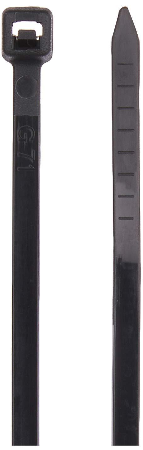 ELPA Cable Ties for Outdoor Use UV Resistant 100mm 1000-Pack Tensile Strength/8.1kg Weather Resistant Black KBF-N1001000(BK)