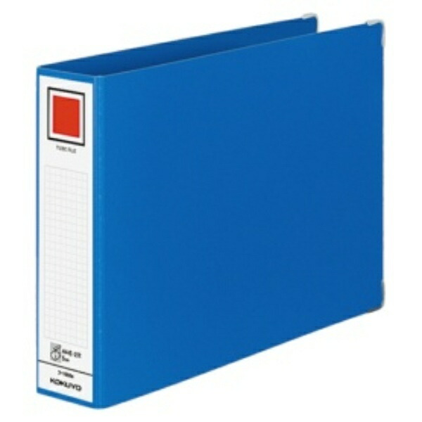 KOKUYO File Pipe-Style File A4 Landscape 2-Hole 500-Sheet Capacity Blue FU-1655B