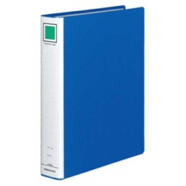 KOKUYO File Pipe-Style File A4 2-Hole 400-Sheet Capacity Blue FU-E640B