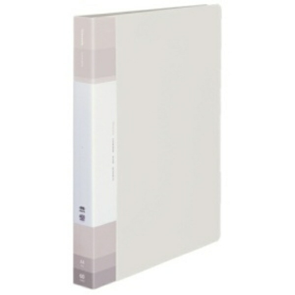 KOKUYO File Clear Book Glassel Fixed Type A4 60 Sheets Off-White Ra-GLB60W