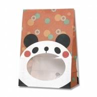 Shimojima Heiko Paper Bag with Window Packun Bag S1F Panda 12x6.5x17.5cm 50 Sheets