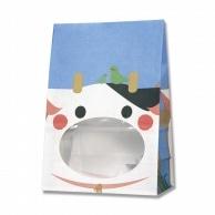 Shimojima Heiko Paper Bag with Window Packun Bag S1F Cow 12x6.5x17.5cm 50 Sheets 004082103
