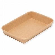 HEIKO Food Container Unbleached Food Tray 16-11 Main Unit Shallow Type 50 Sheets