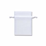 Shimojima HEIKO Organza Bag Flat Pouch Type S White 10-Pack 008705018