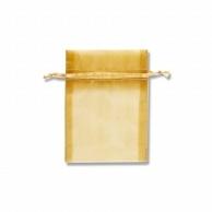 Shimojima HEIKO Organza Bag Flat Pouch Type S Gold 10-Pack 008705019