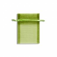 Shimojima HEIKO Organza Bag Flat Pouch Type S Olive 10-Pack 008705023
