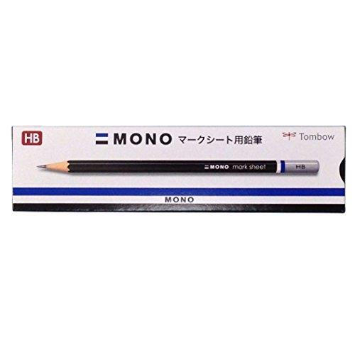 Tombow MONO Mark Sheet Pencil HB (Pencil with ultra-fine-particle lead for easy shading) 1 dozen LM-KNHB