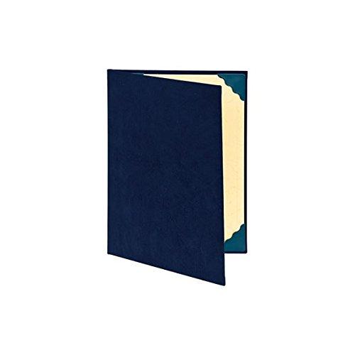 Nakabayashi Frame Certificate File Award Holder Foldable Suede-Like Cloth Cover B5 Size FSS-B5-B
