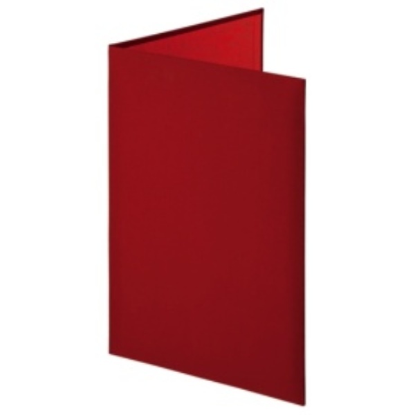 Nakabayashi Certificate & Award File A4 Size/Folded Type/Cloth Cover Red FSH-A4C-R