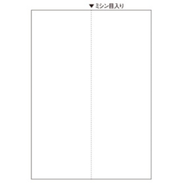 Hisago Multi-Purpose Printer Forms FSC A4 White Paper Vertical 2-Sided (100 Sheets) FSC2073