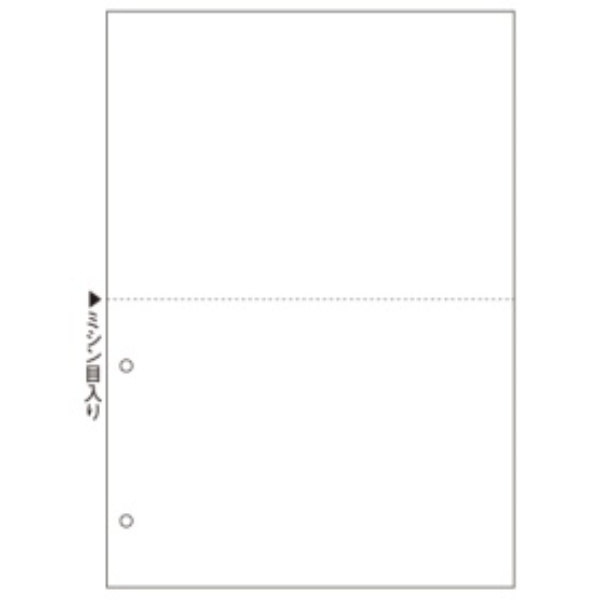 Hisago Multi-Purpose Printer Forms FSC A4 White Paper 2-Sided 2-Hole (100 Sheets) FSC2084
