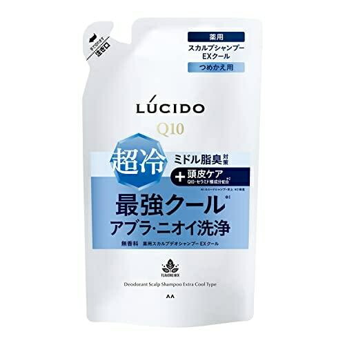 Lucid Medicated Scalp Deodorant Shampoo EX Cool Type Refill (Quasi-Drug) Mandom 23289-001