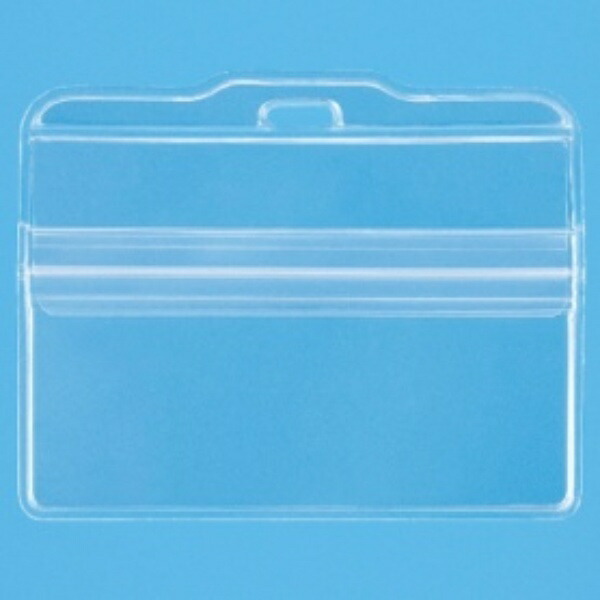 Lion Office Supplies Name Tag Holder Soft Snap-On Horizontal Type 10 Sheets N67KH-10P