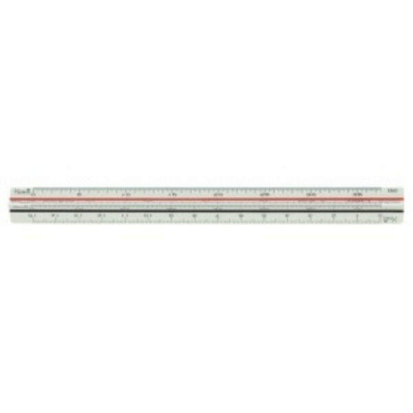 Lion Office Supplies Drafting Supplies Triangular Scale for Land and Buildings 150mm No.503