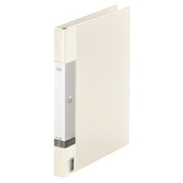 Rihitorabu File Clear Book Refillable A4 30-Hole 15-Pocket White G3801-0