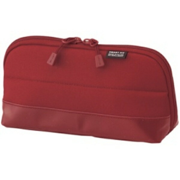 Rihitorabu Wide-Opening Large Capacity Pen Case Red A7688-3