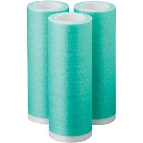 NITOMS Korokoro Professional Replacement Tape Multi-Purpose Floor 160mm Width 25 Revolutions 3 Rolls Tape Replacement Commercial Use Cleaning Office Factory Flooring Carpet Cushion Adhesive Cleaner C3210