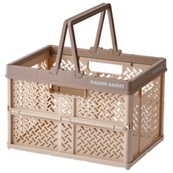 Tenma Foldable Storage Box with Handle - Compact When Folded Finished Product Folding Basket - Small Size Foldable Container with Room-Friendly Design Oricon Basket Basket Perfect for B5 Files Plastic